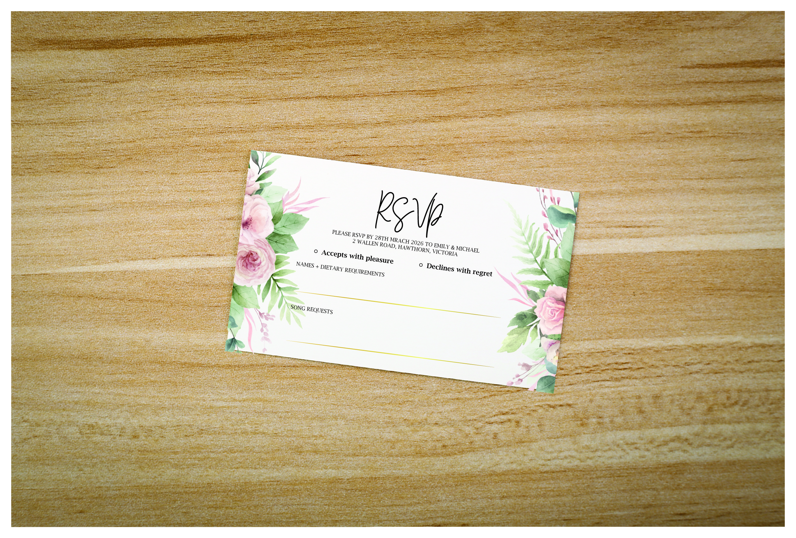 RSVP Card